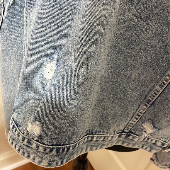 Fuchsia Pink Denim Rhinestone Jacket Size 3X - Picture 6 of 6